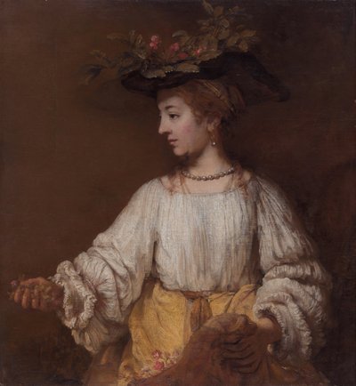 Flora by Rembrandt van Rijn